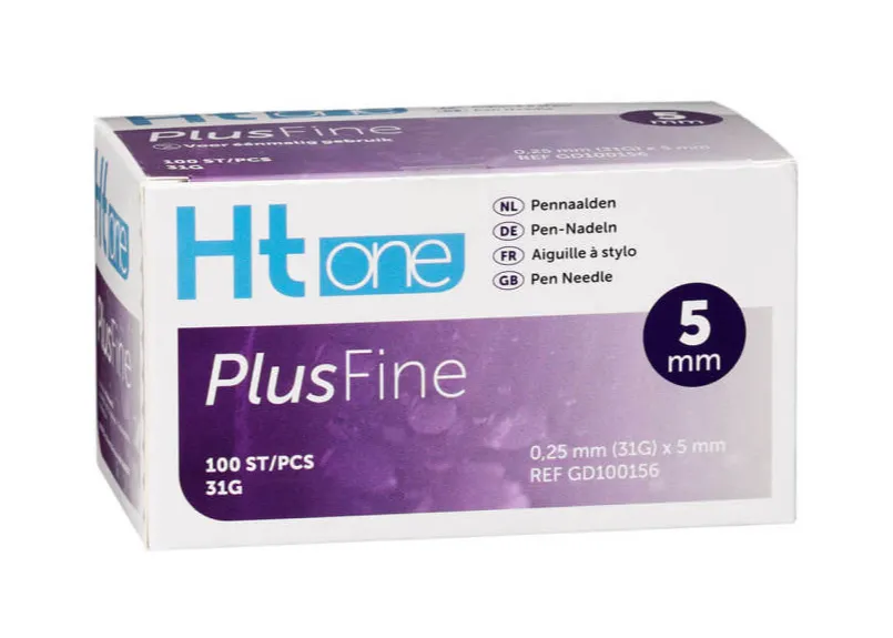 Ht One Plusfine Pennaalden 5 Mm (100 stuks)