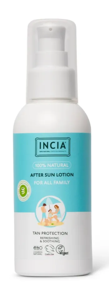 Incia 100% Natural Aftersun Lotion For All Family (100 ml)