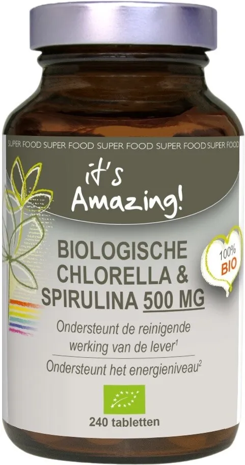Its Amazing Chlorella & Spirulina Tabletten (240 tabletten)