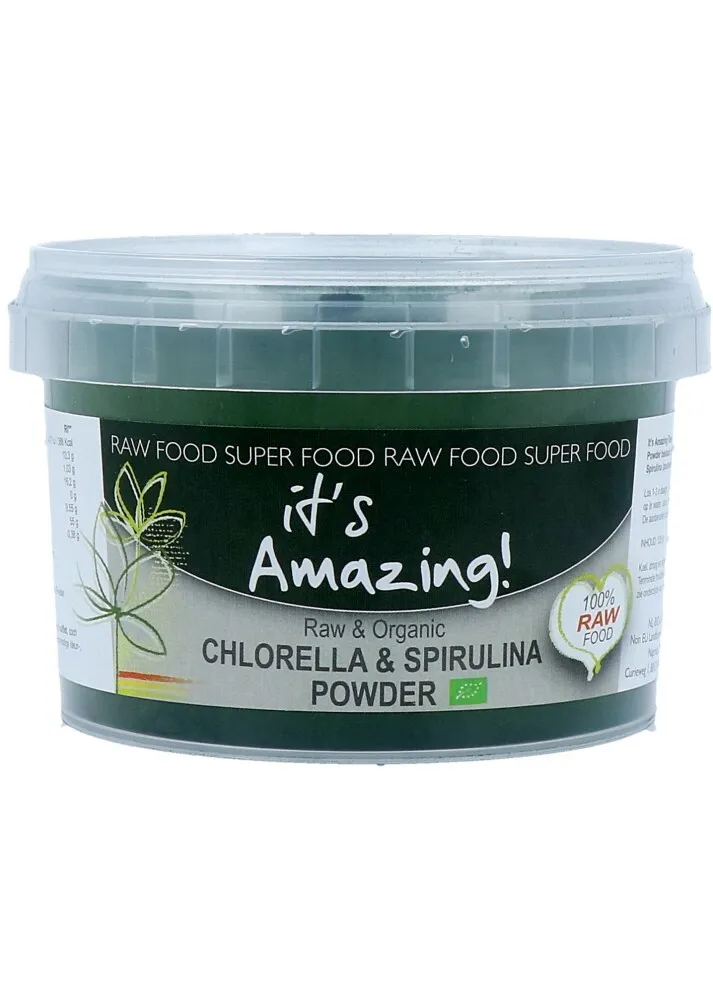 Its Amazing It's Amazing Bio Chlorella & Spirulina Poeder (125 gr)