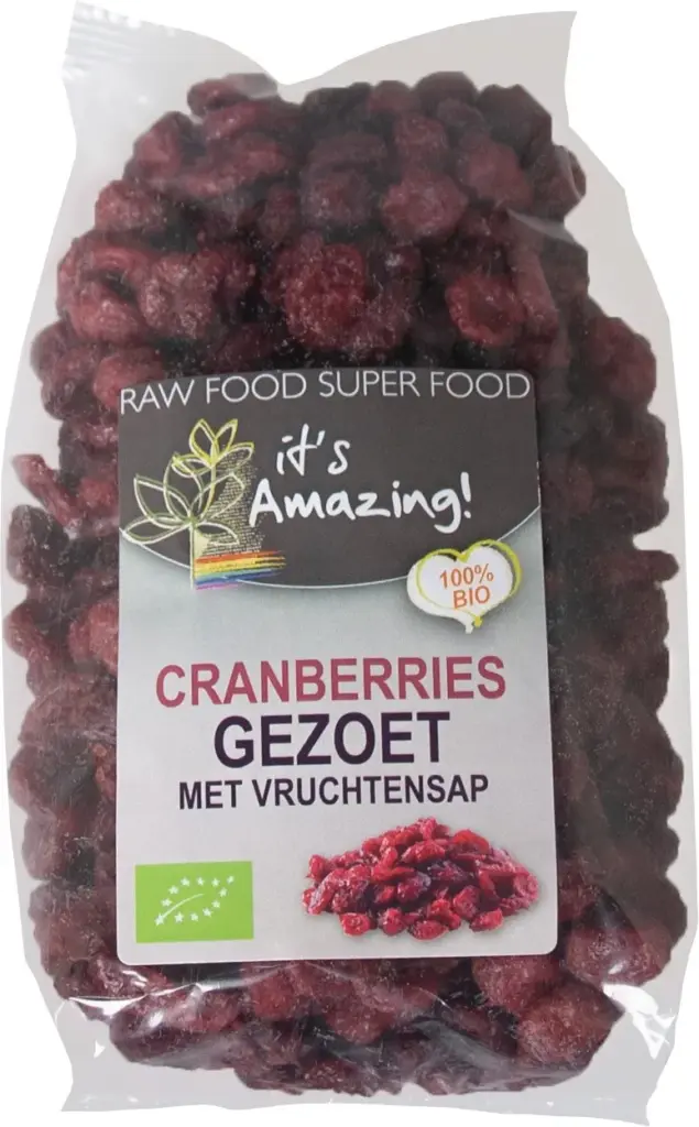 Its Amazing Cranberries Gezoet met Vruchtensap (500 gr)