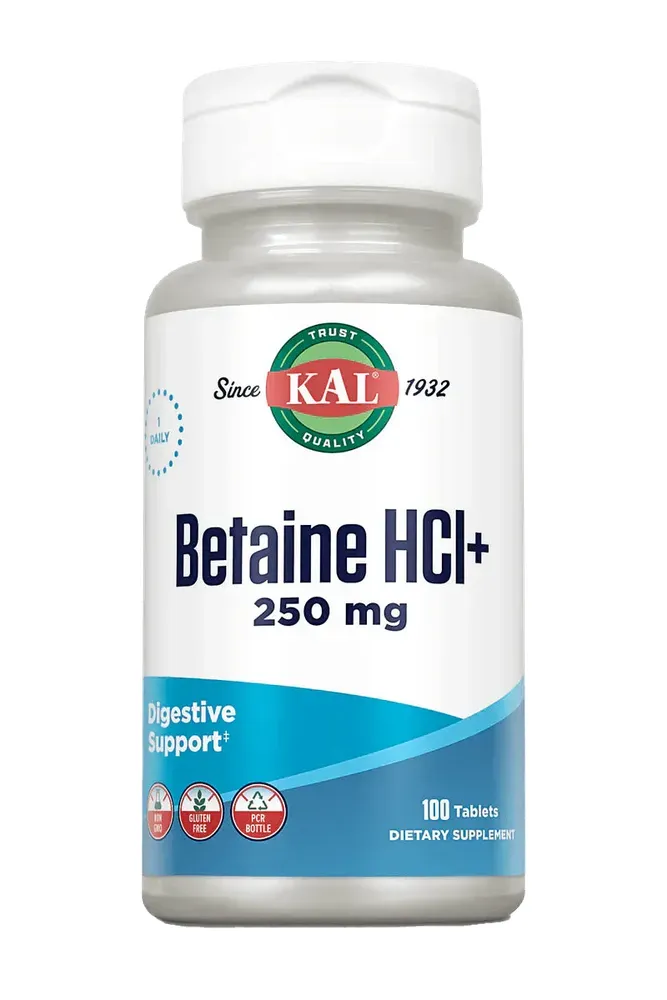 Kal Betaine Hcl Plus 250mg Tabletten (100 tabletten)