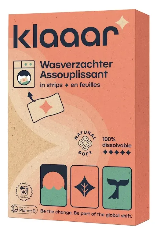 Klaaar Wasstrips Wasverzachter (40 stuks)