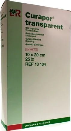 Lohmann & Rauscher Curapor Transparant Wondverband 10x20cm (25 stuks)