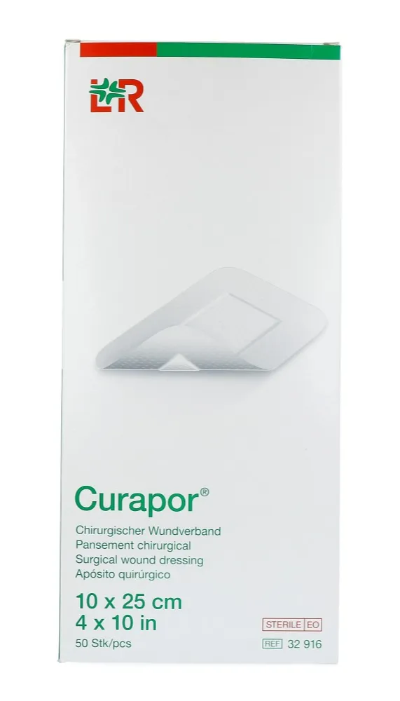 Lohmann & Rauscher Curapor Wondverband 10x25cm (50 stuks)