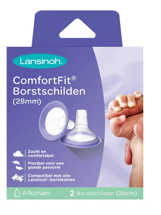 Lansinoh Comfort Fit 28mm Borstschild (2 stuks)