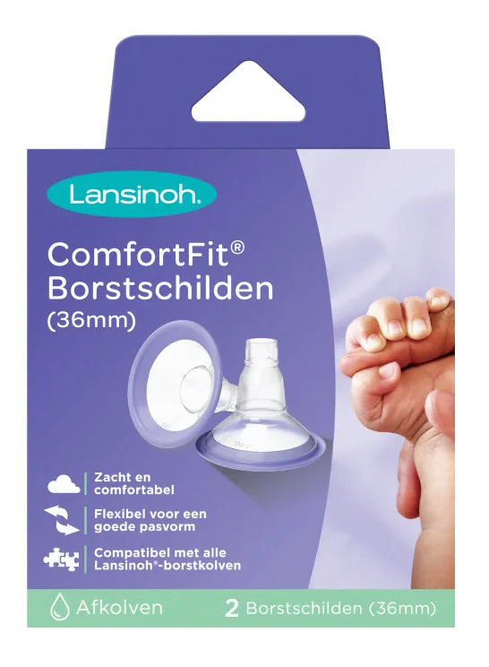 Lansinoh Comfort Fit 36mm Borstschild (2 stuks)
