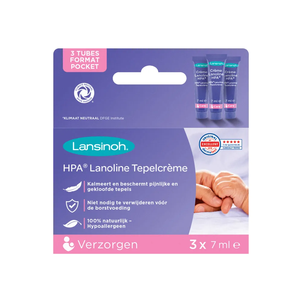 Lansinoh Lanoline Hpa Tepelcrème (3 stuks)