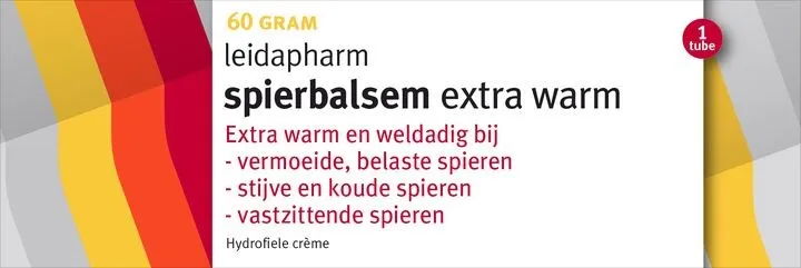 Leidapharm Spierbalsem Extra Warm (60 gr)