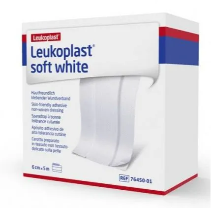 Leukoplast Soft White Wondpleister 5m x 6cm (1 stuk)