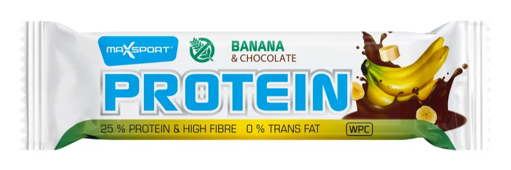 Maxsport Banaan & Choco Protein Reep (50 gr)