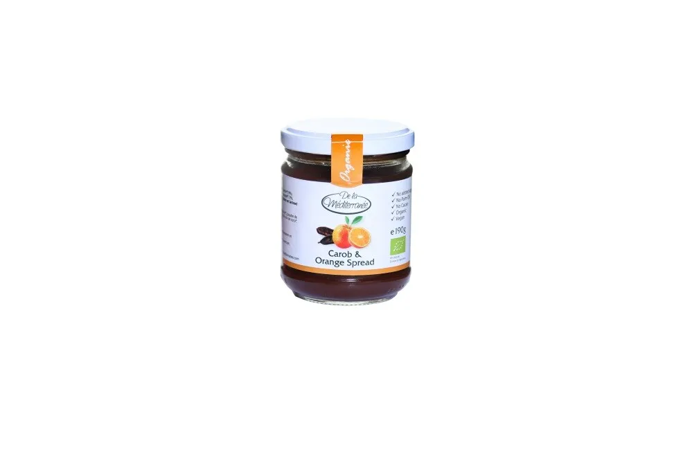Pate De La Mediterranee Carob & Orange Spread (190 gr)