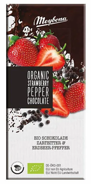 Meybona Organic Strawberry Pepper Chocolate (100 gr)