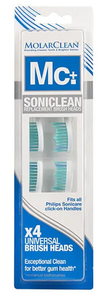 Molarclean Replacement Brush Heads Philips (4 stuks)