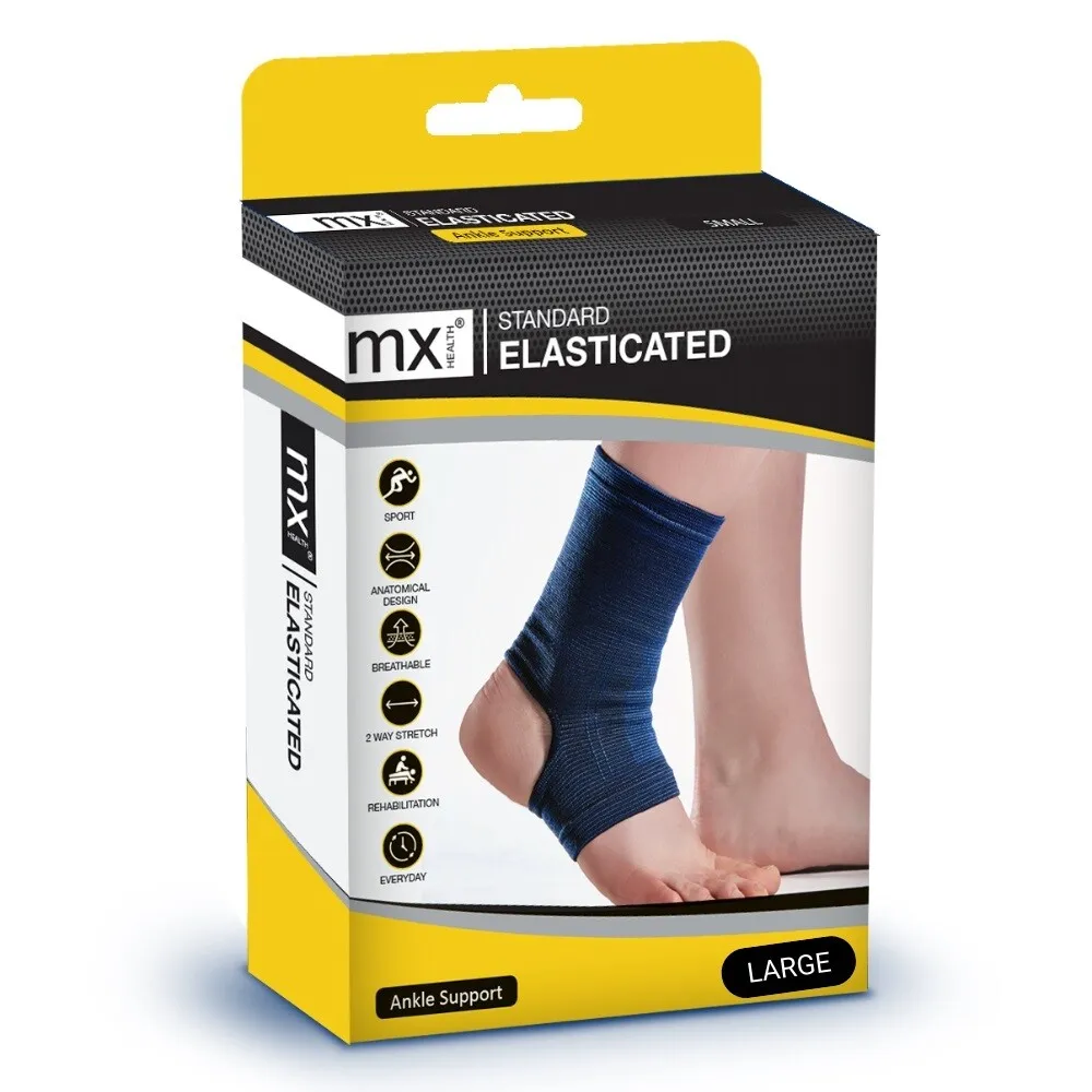 Mx Health Mx Standard Ankle Support Elastic - L (1 stuk)