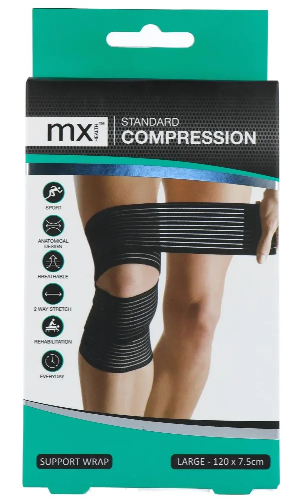 Mx Health Elastic Wrap Knee (1 stuk)