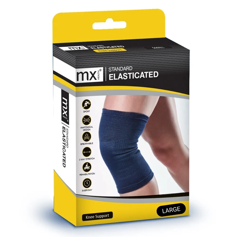 Mx Health Mx Standard Knee Support Elastic - L (1 stuk)