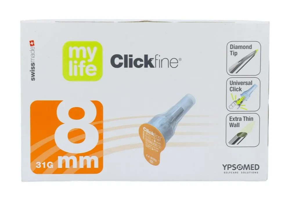Mylife Clickfine Diamondtip Pennaald 8mm (31g) (100 stuks)