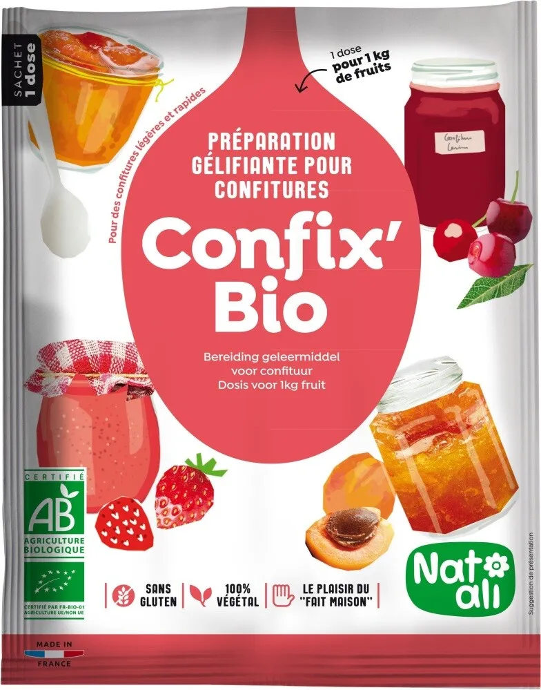 Nat-ali Geleerpoeder voor Jam (120 gr)