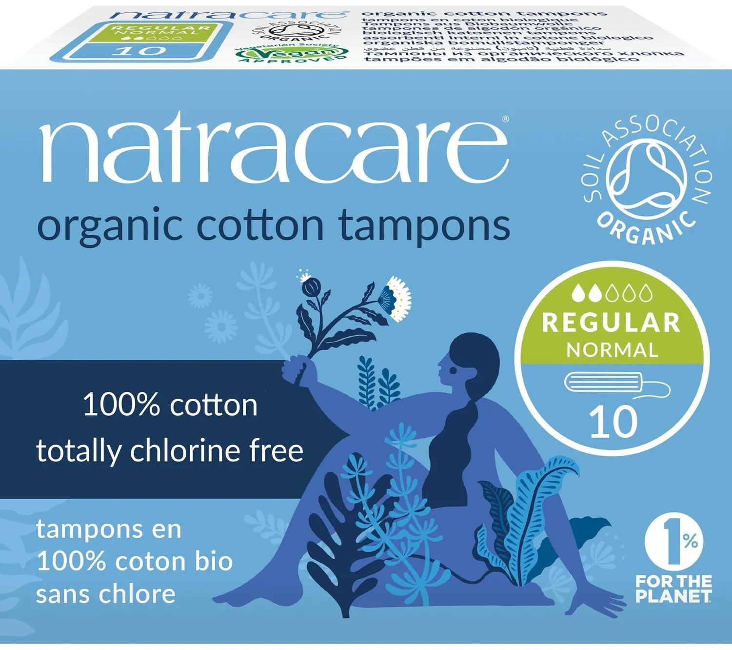 Natracare Cotton Tampons Regular (10 stuks)