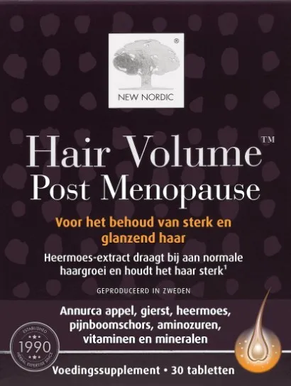 New Nordic Hair Volume Post Menopause Tabletten (30 tabletten)