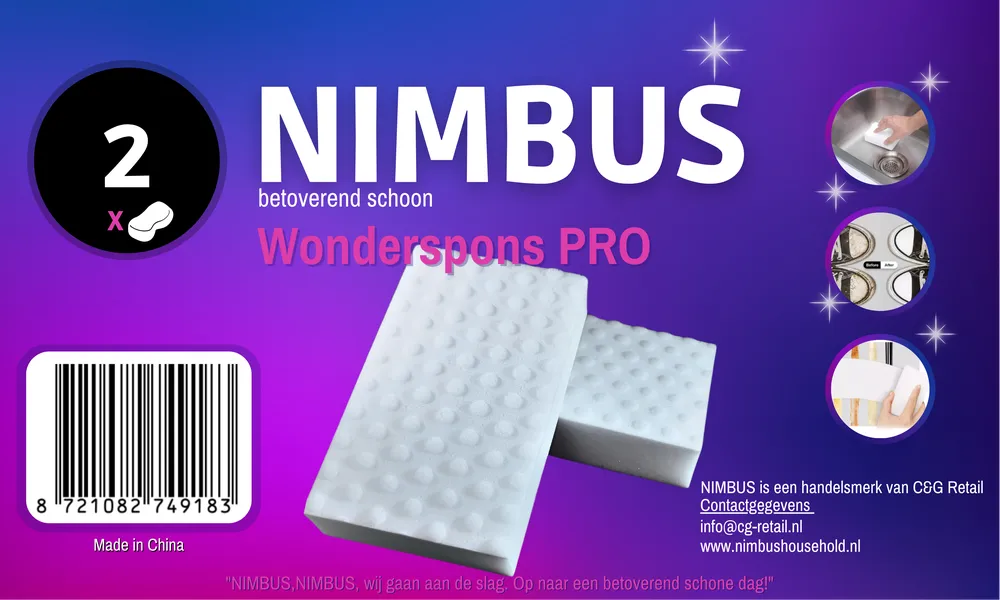 Nimbus Wonderspons Pro (2 stuks)