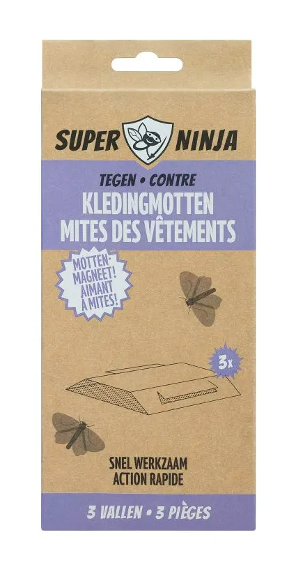 Super Ninja Kleding Mottenvallen (3 stuks)