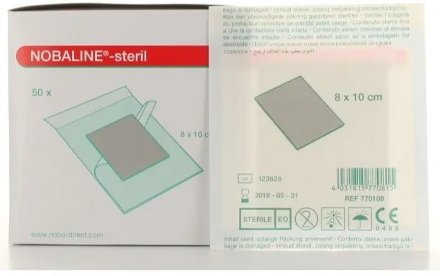 Acertys Nobaline Steriel Kompres 8x10 Cm (1 stuk)