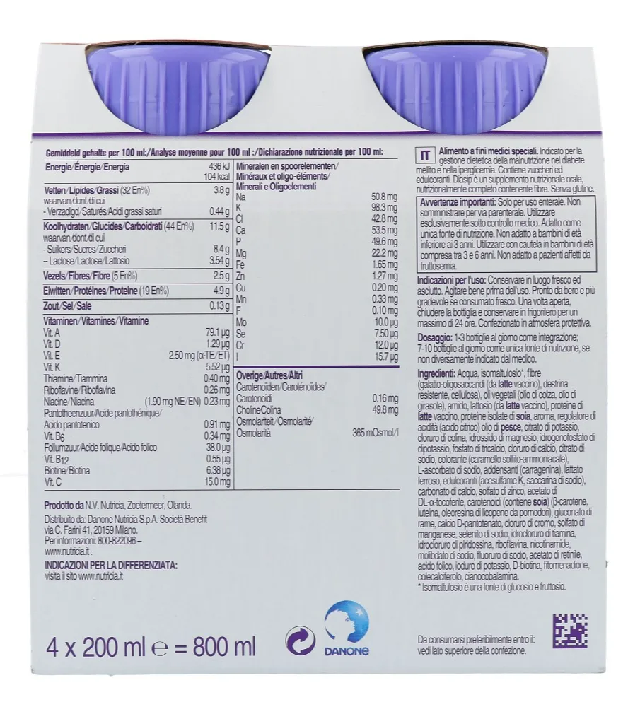 Nutricia Diasip Cappuccino 4-pack (800 ml) - image 3