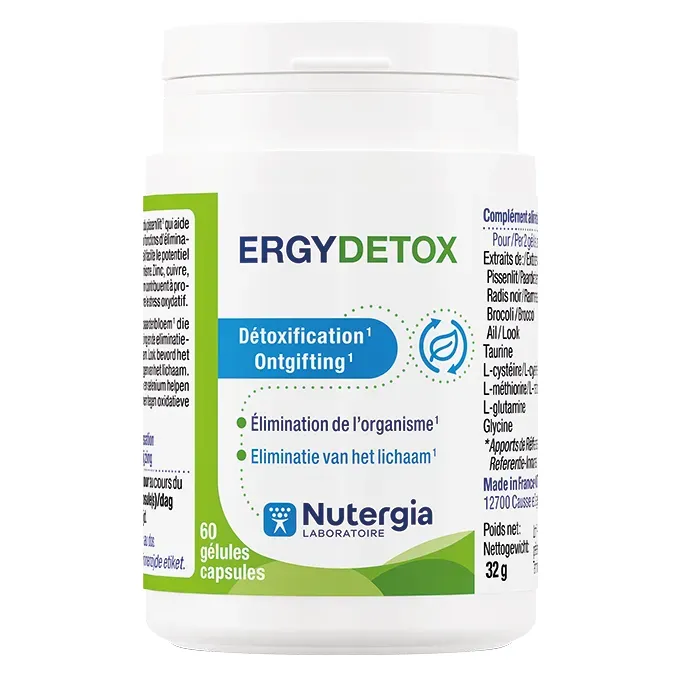 Nutergia Ergydetox Capsules (60 capsules)