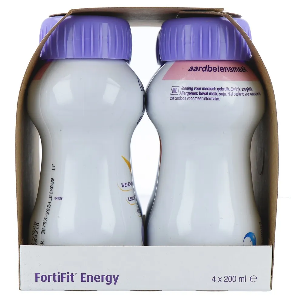 Nutricia Fortifit Energy Aardbei (4 stuks) - image 2