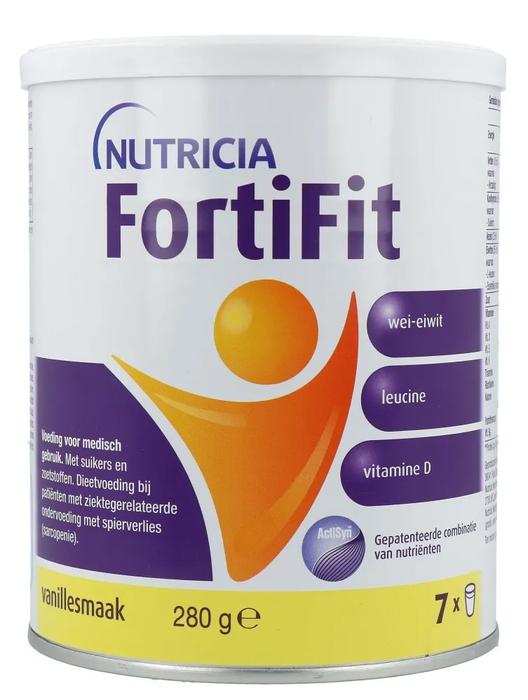 Nutricia Fortifit Poeder Vanille (280 gr)
