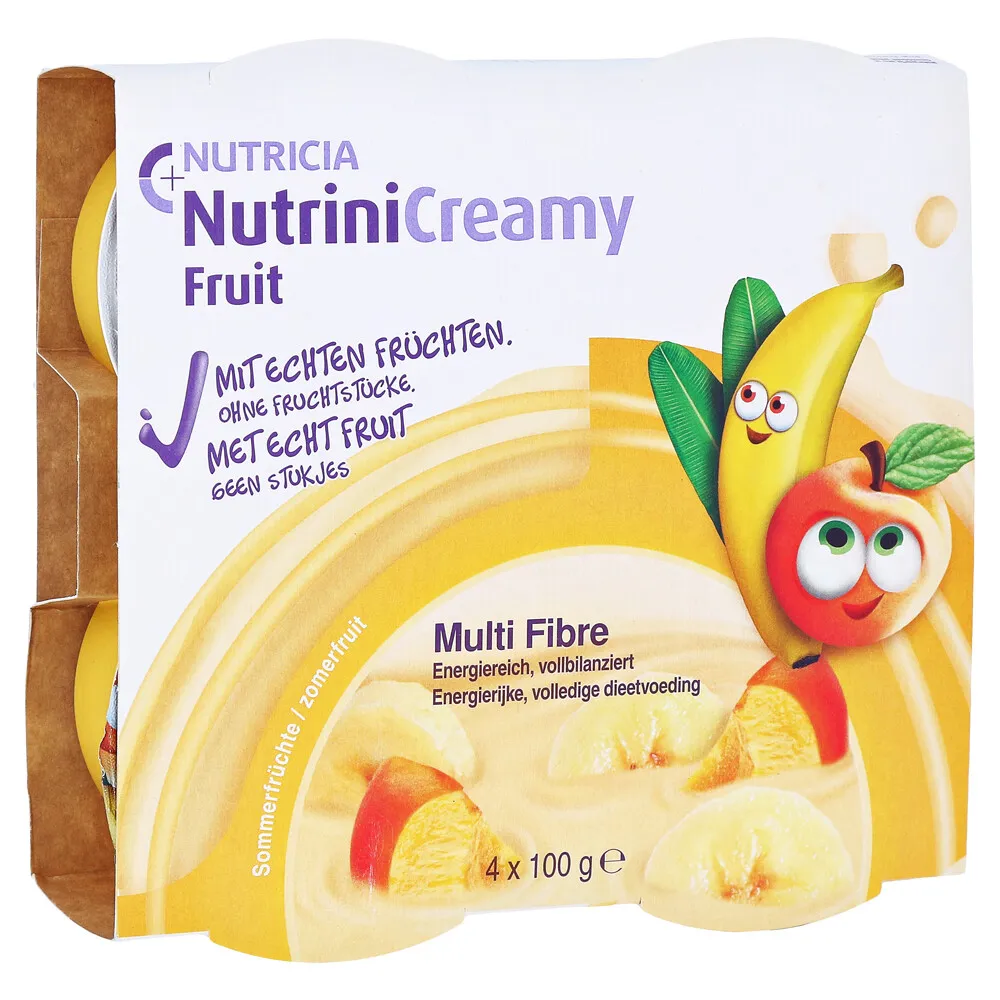 Nutricia Nutrini Creamy Fruit Zomer Fruit 4-pack (100 gr)