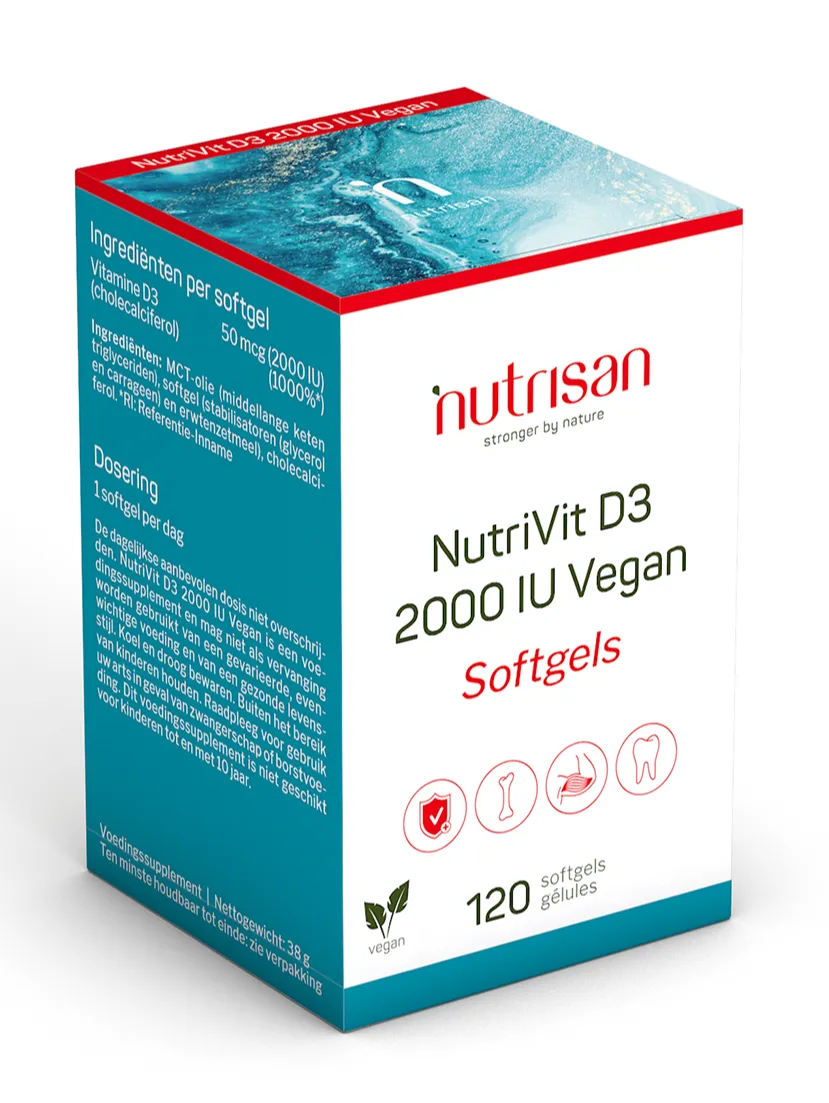 Nutrisan Nutrivit D3 2000iu Vegan Softgels (120 softgels)