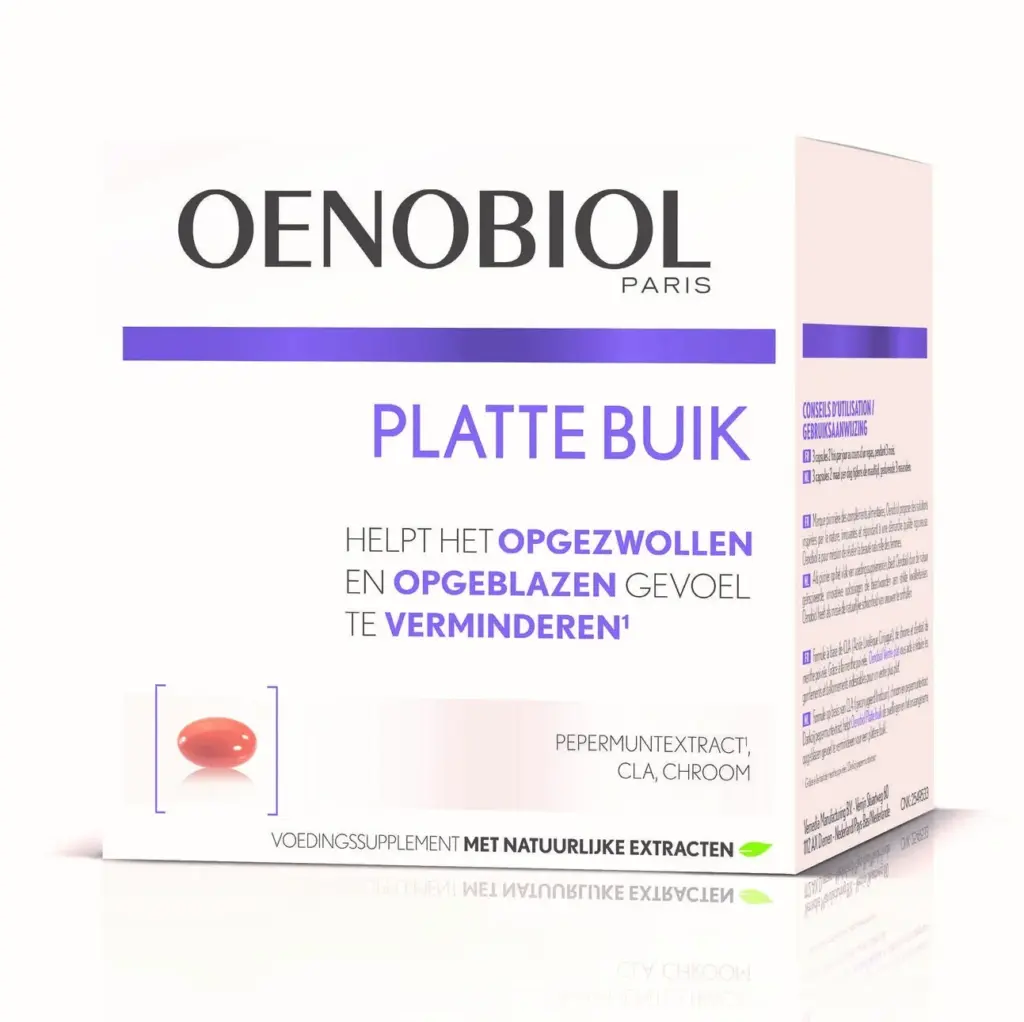 Oenobiol Paris Platte Buik Capsules (60 capsules)