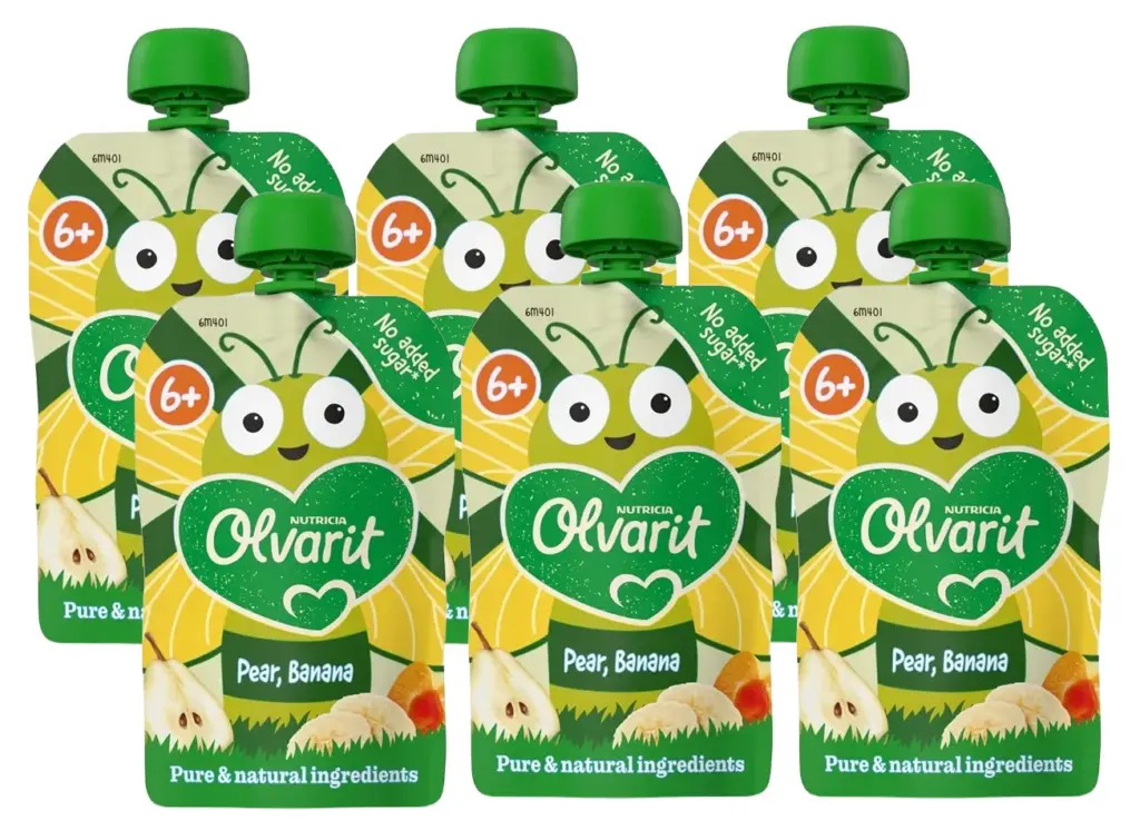 Olvarit 6m+ Peer Banaan Knijpfruit (100 gr)