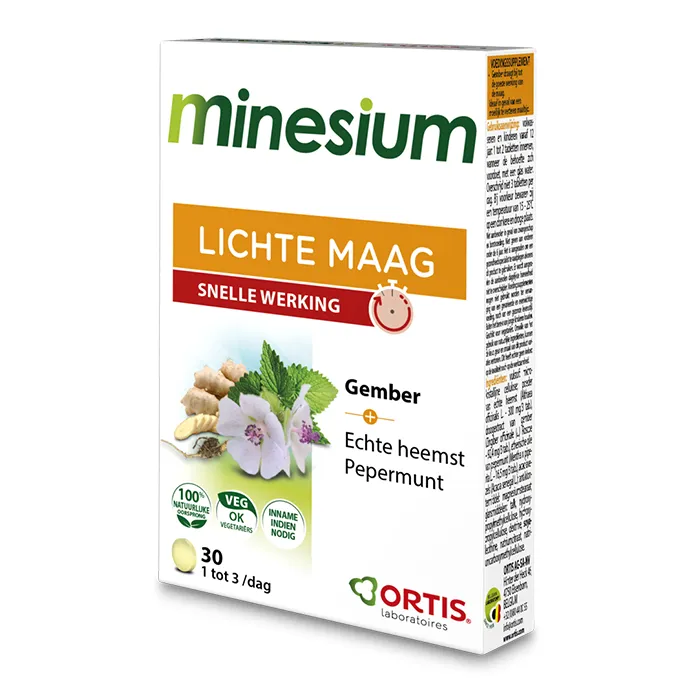Ortis Minesium Spijsvertering Tabletten (30 tabletten)