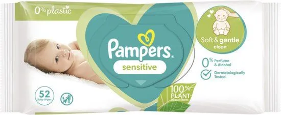 Pampers Sensitive Babydoekjes (52 stuks)