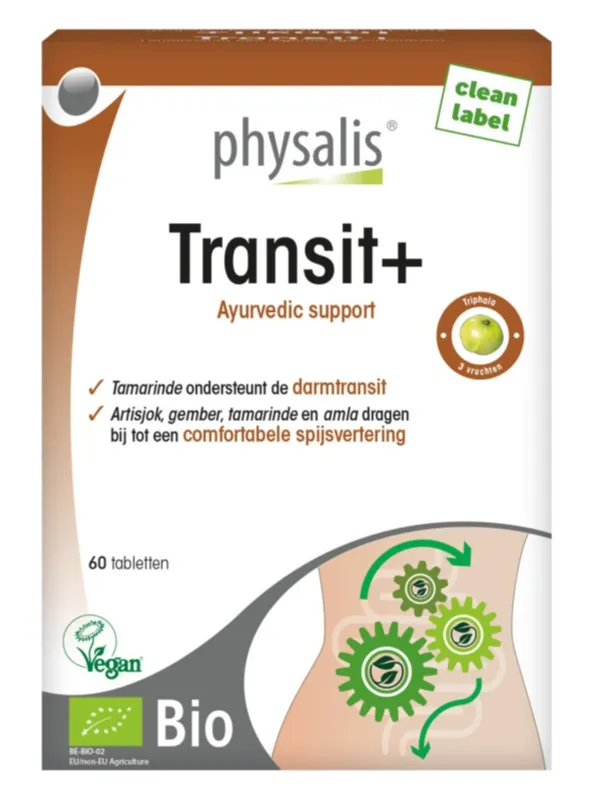 Physalis Transit+ Biologische Tabletten (60 tabletten)