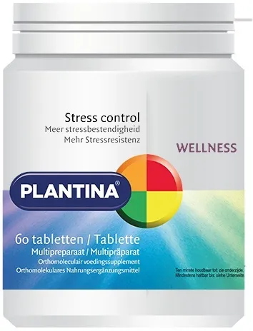 Plantina Wellness Stress Control Tabletten (60 tabletten)
