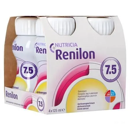 Nutricia Renilon 7.5 Abrikoos 4-pack (125 ml)