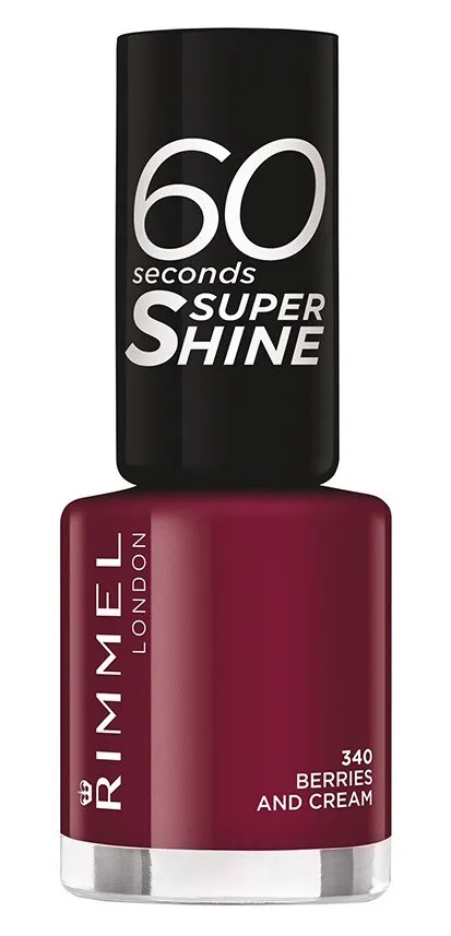 Rimmel London Nagellak 60 Seconds 340 Berries And Cream (8 ml)