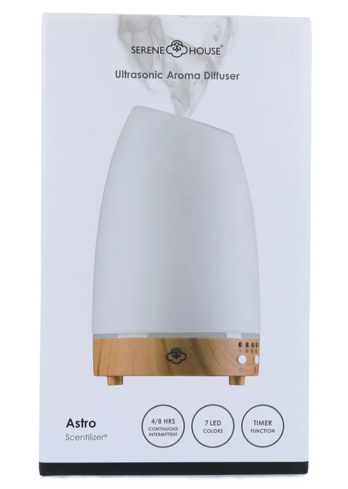 Serene House Serene Glazen Diffuser Astro Wit (1 stuk)