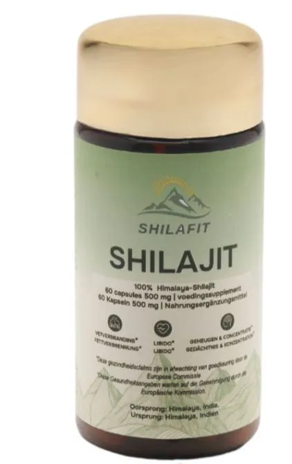 Shilafit Shilajit 500mg Capsules (60 capsules)
