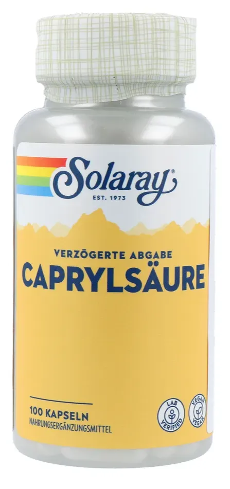 Solaray Caprylzuur Capsules (100 stuks)