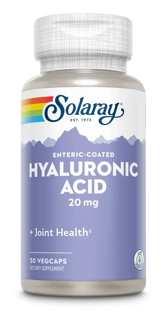 Solaray Hyaluronic Acid 20mg Capsules (30 vegetarische capsules)