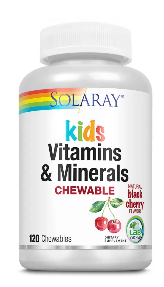 Solaray Kids Vitamins & Minerals Kauwtabletten 120kauwtabletten (120 kauwtabletten)