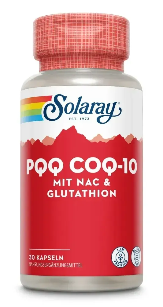 Solaray Pqq, Coq10 met Nac en Glutathion Capsules (30 capsules)