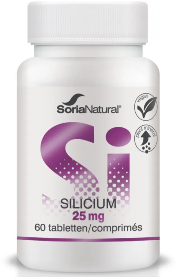 Soria Natural Silicium 25mg Tabletten (60 tabletten)