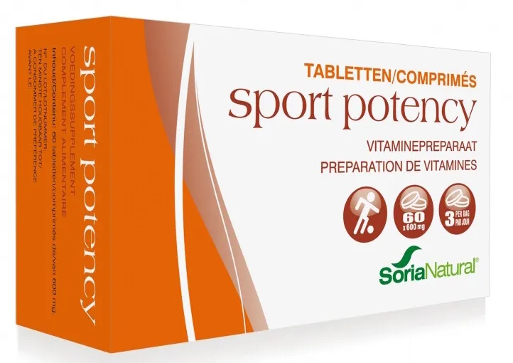 Soria Natural Sport Potency Tabletten (60 tabletten)